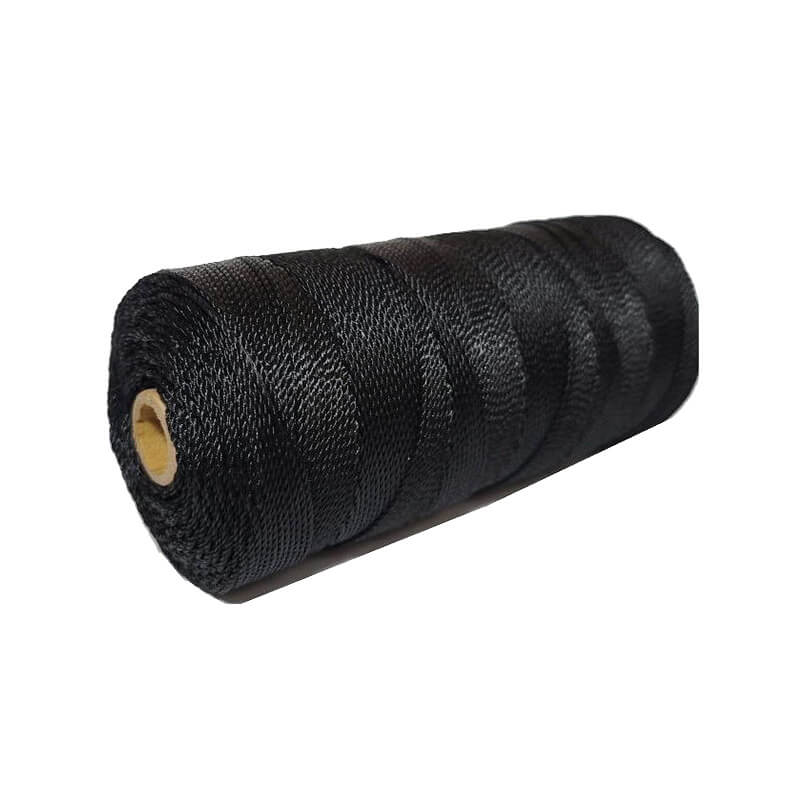Mending twine nylon black & tarred 1LB spool