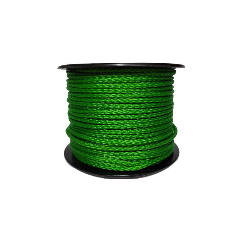 PE hollow braided rope 8mm - 220M Green